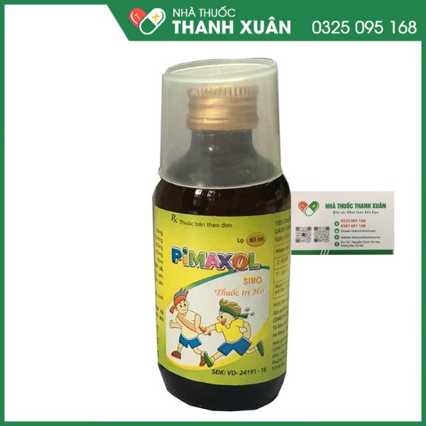 Thuốc trị ho PIMAXOL - Điều trị các cơn ho do cảm lạnh, cúm, lao, viêm phế quản